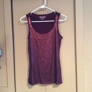 Sequin Tank Top